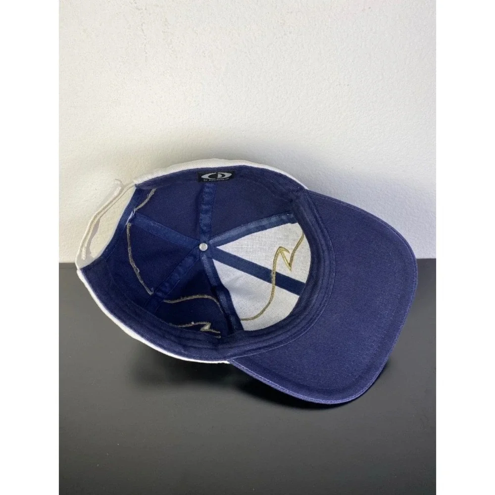 TITLIS Engelberg Cosmos Hat OS Blue White Gold Embroidery Switzerland Polydono